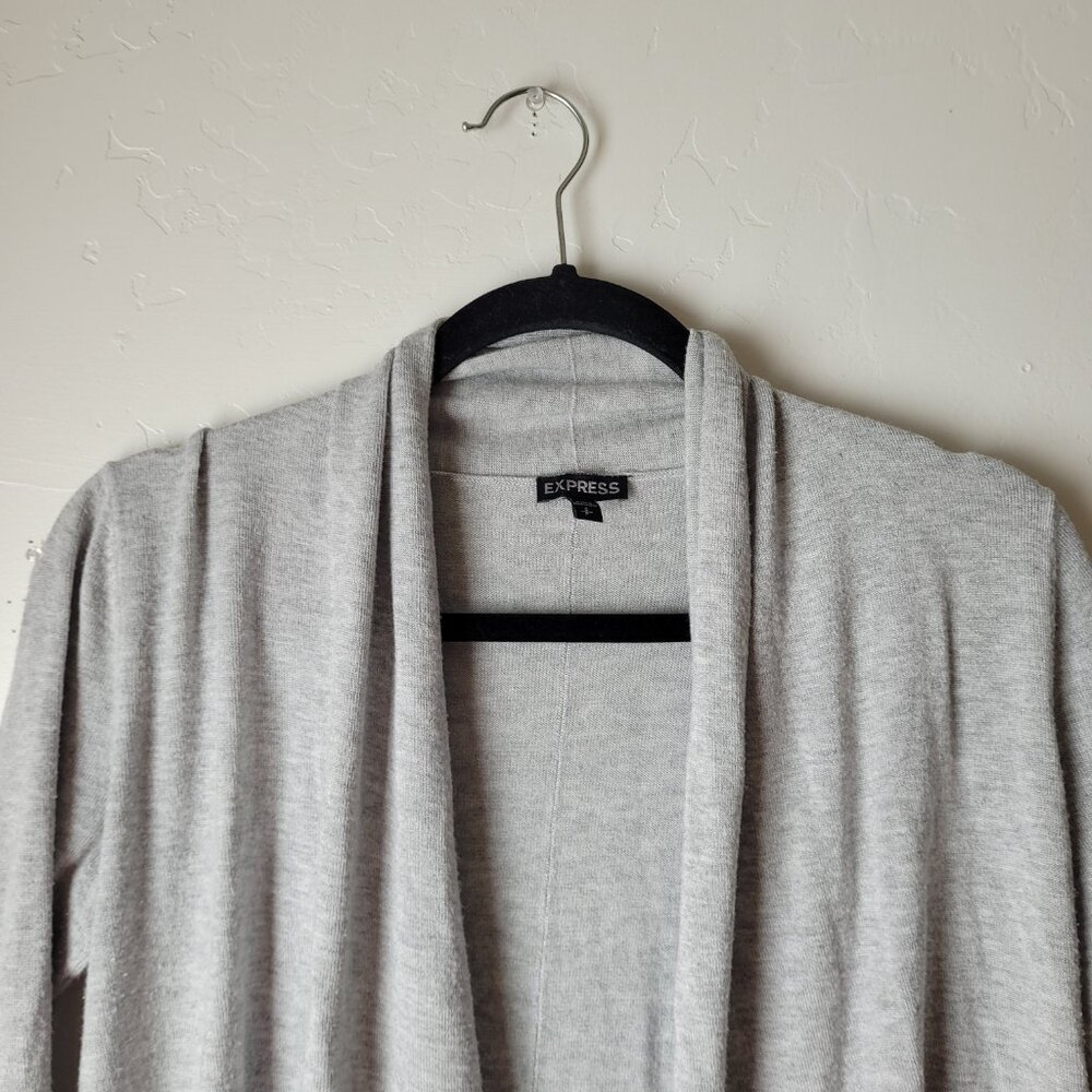 Express Lightweight Open Front Cardigan - Picture 6 of 6